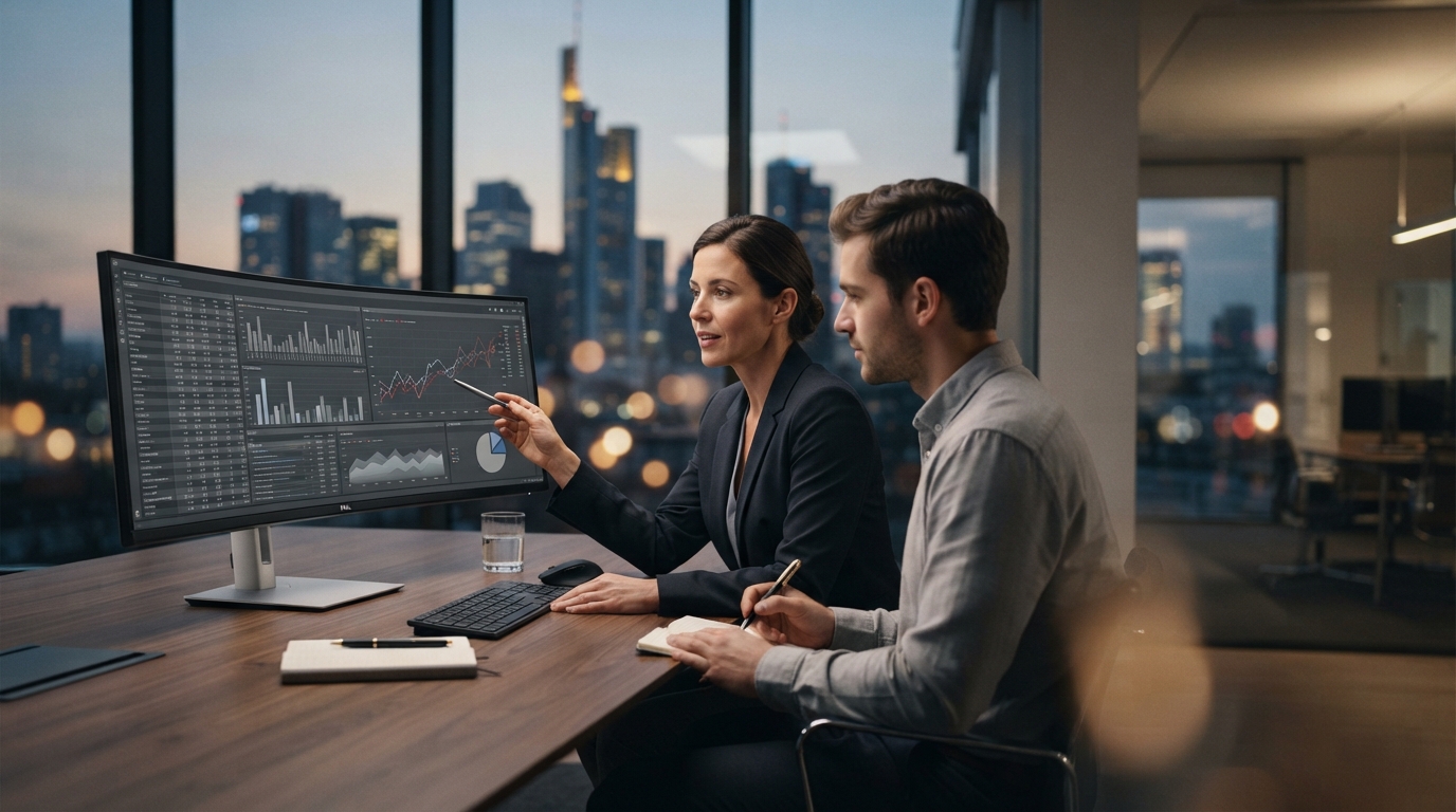Jenyra Fluxive GPT Dashboard-Visualisierung von Marktdaten und Portfolioanalyse